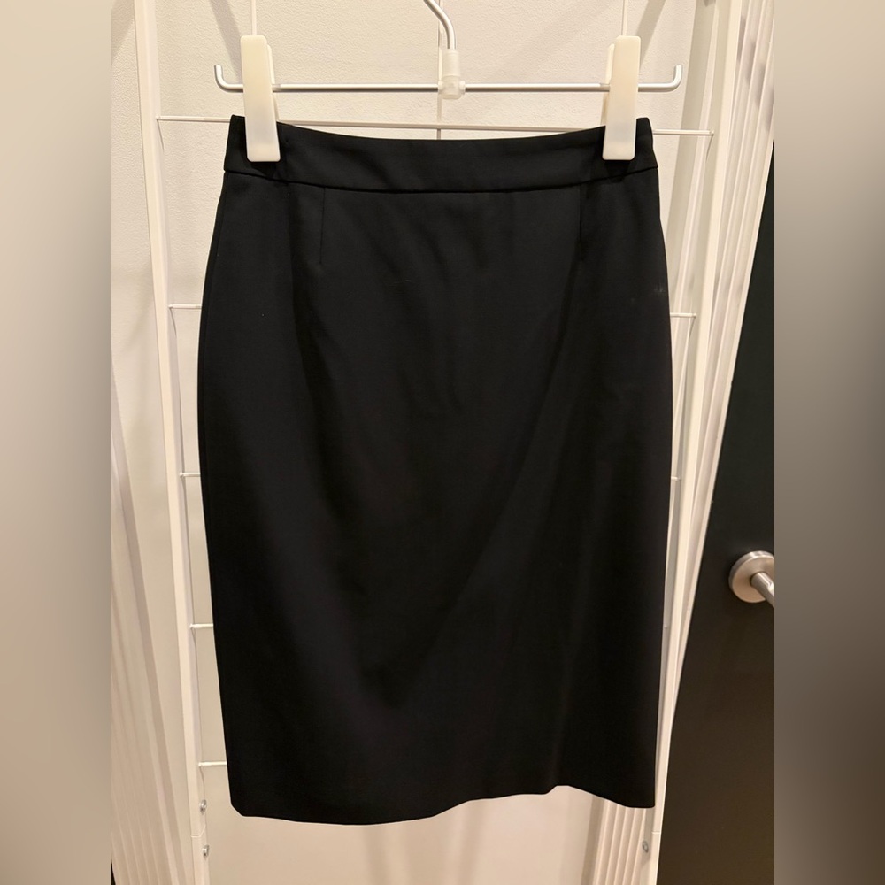 HUGO BOSS Black Pencil Skirt Size US 0 FR 34 Career Office